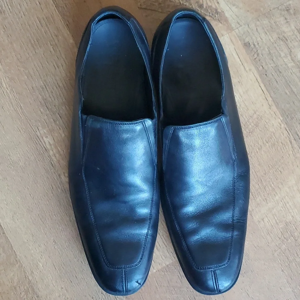 Cole Haan Mens Slip on‎ Black Dress Shoes Size 14M